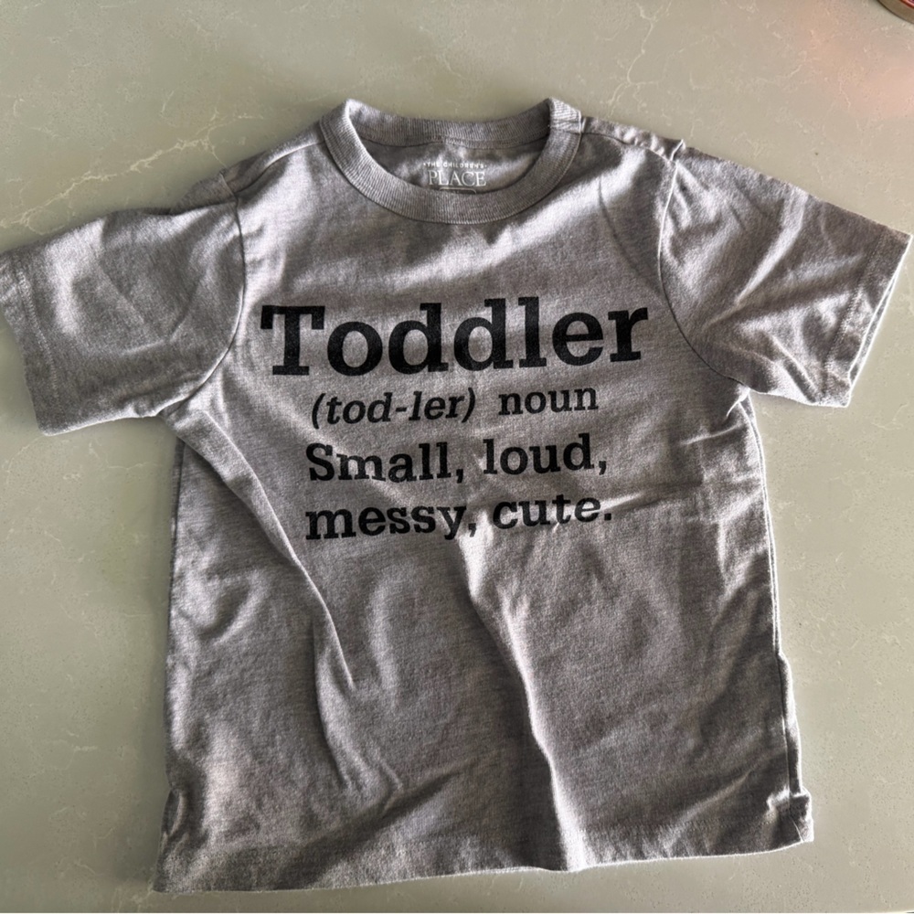 Gently used Toddler 'Toddler' Definition Graphic Tee - Gray